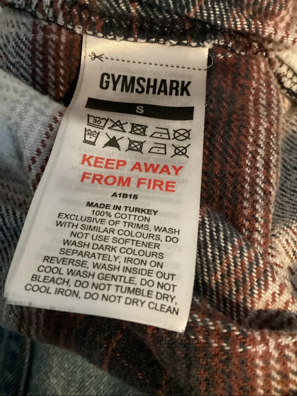 Gymshark  Flannel Plaid Lounge Pants -